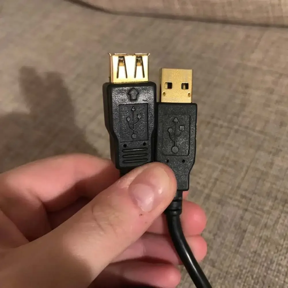 A-Male to A-Female Adapter Cord USB Extension Cable